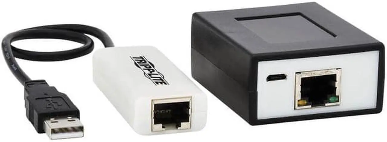 Alt view image 10 of 20 - Tripp Lite Usb Over Cat5/Cat6 Extender Kit 4-Port With Poc Usb 2.0 164 Ft.