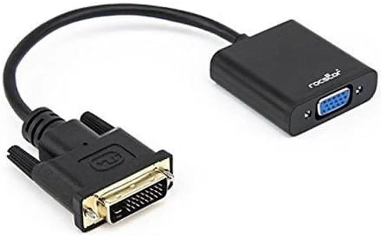 Main image of Rocstor Y10A198-B1 DVI-D to VGA Active Adapter - Resolutions up to 1920x1200 M/F