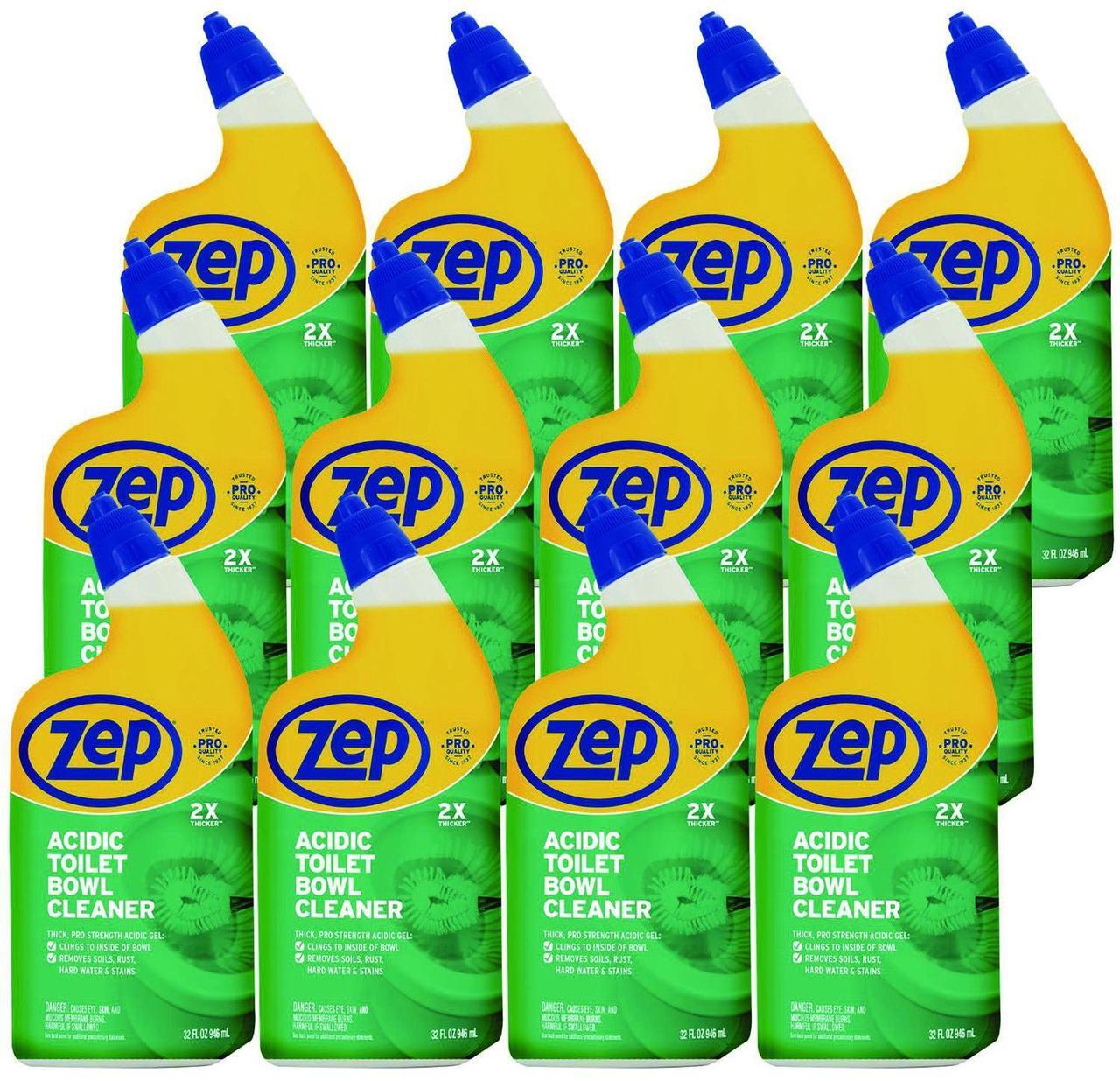 Alt view image 3 of 9 - Zep 32 Oz. Acidic Gel Toilet Bowl Cleaner ZUATBC32