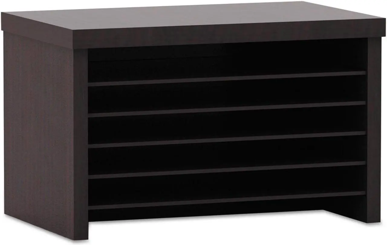 Alt view image 6 of 7 - Alera Valencia Under Counter File Organizer Shelf, 15 3/4w x 10d x 11h, Espresso