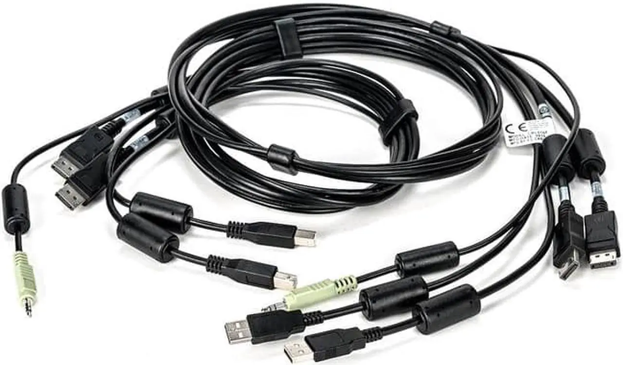 Main image of Vertiv Avocent 6ft Dual USB Keyboard/Mouse/Dual DisplayPort/Audio Cable CBL0108