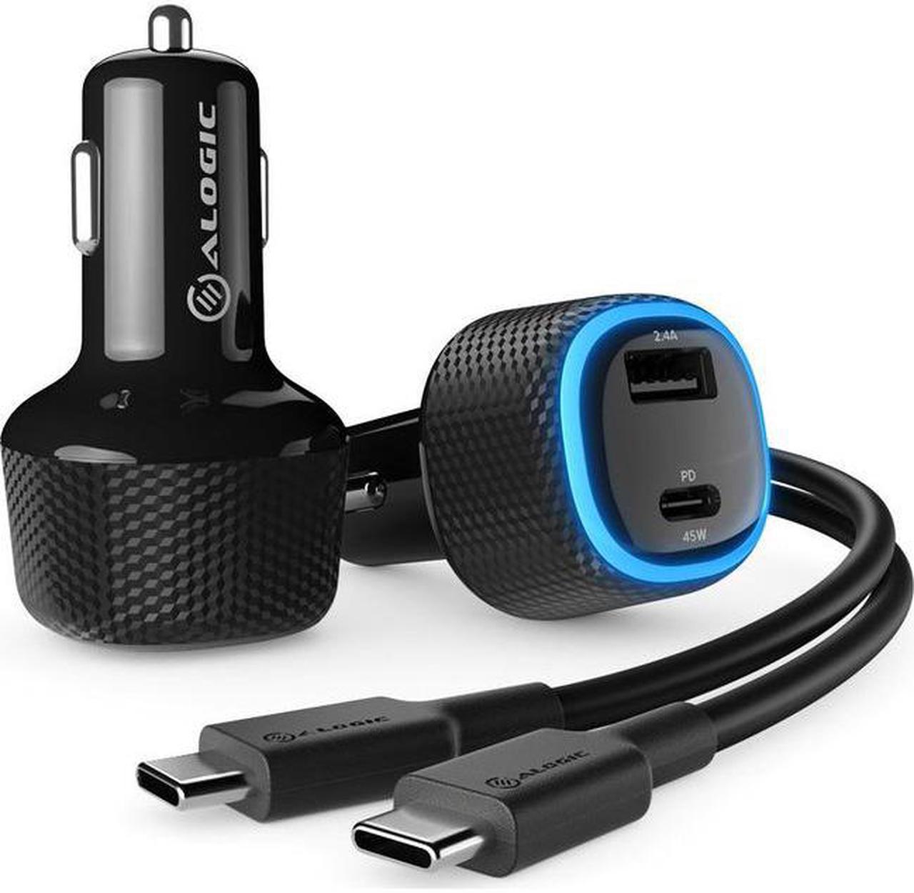 ALOGIC Rapid 2 Port USB-A + USB-C 12W Car Charger CRCA57