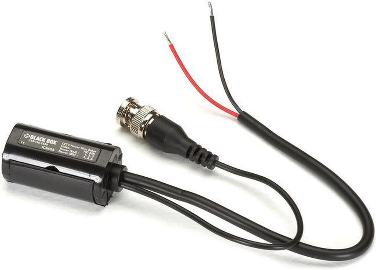 Main image of Black Box CCTV Power-Through Balun With RJ-45 Connectors