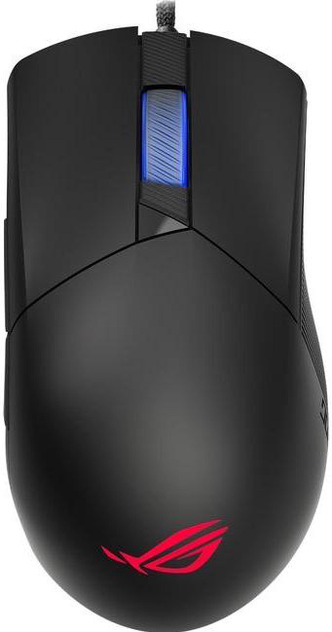 ASUS ROG Gladius III Wired Gaming Mouse | Tuned 19,000 DPI Sensor, Hot Swappable Push-Fit II Switches, Ergo Shape, ROG Omni Mouse Feet, ROG Paracord and Aura Sync RGB Lighting