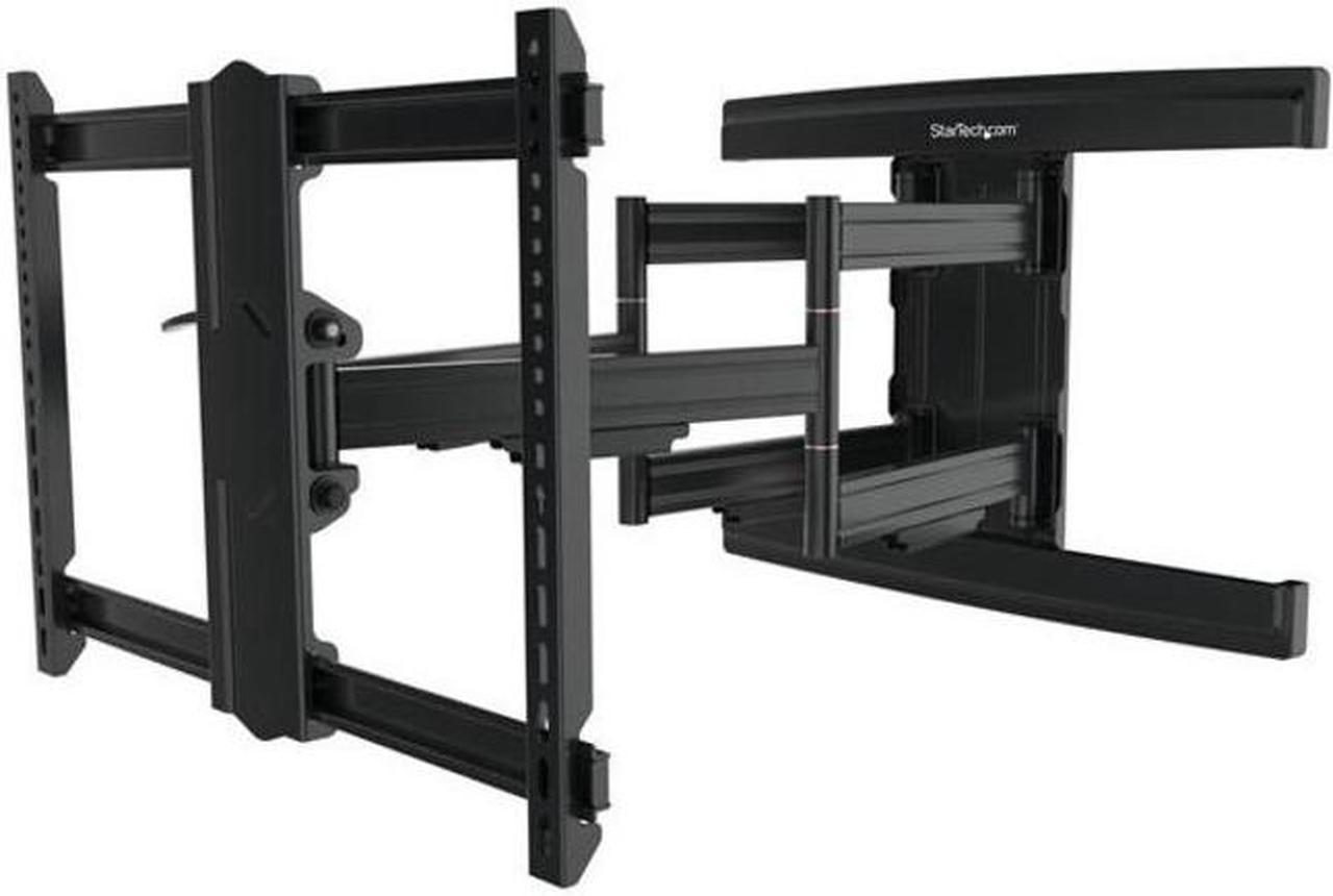 StarTech.com FPWARTS2 TV Wall Mount Supports up to 100 inch VESA Displays - Low Profile Full Motion TV Wall Mount for Large Displays - Heavy Duty Adjustable Tilt/Swivel Articulating Arm Bracket