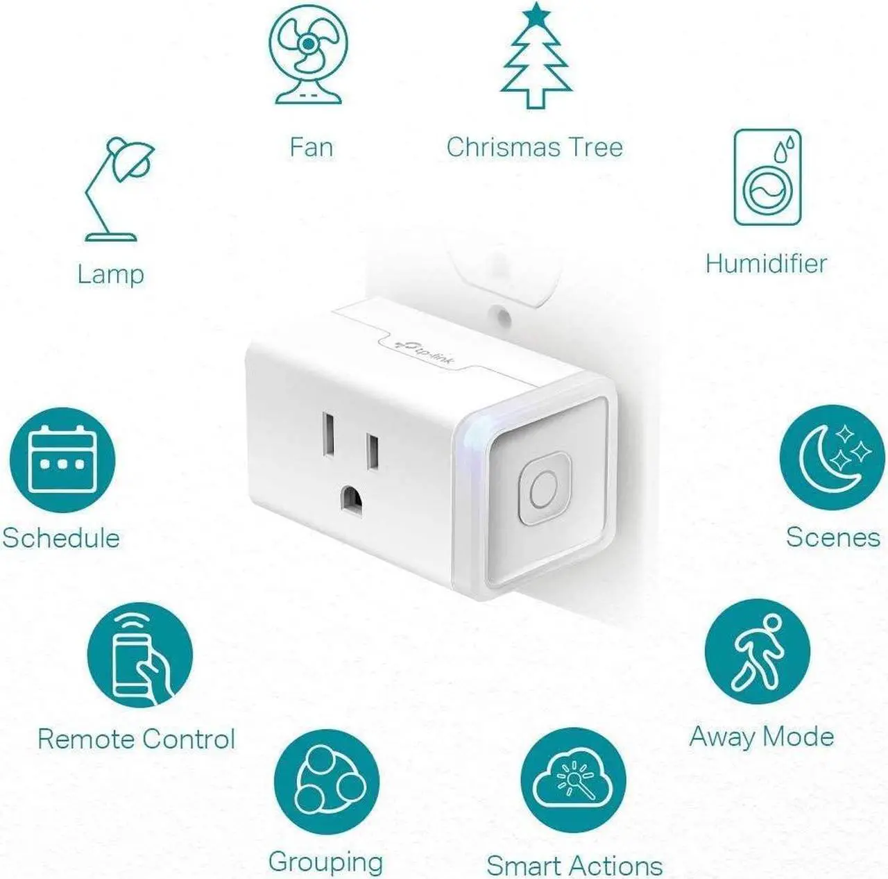 Alt view image 12 of 17 - Kasa Smart Plug by TP-Link, Smart Home WiFi Outlet Works with Alexa, Echo, Google Home & IFTTT, No Hub Required, Remote Control, 12 Amp, UL Certified, 3-Pack (HS103P3)