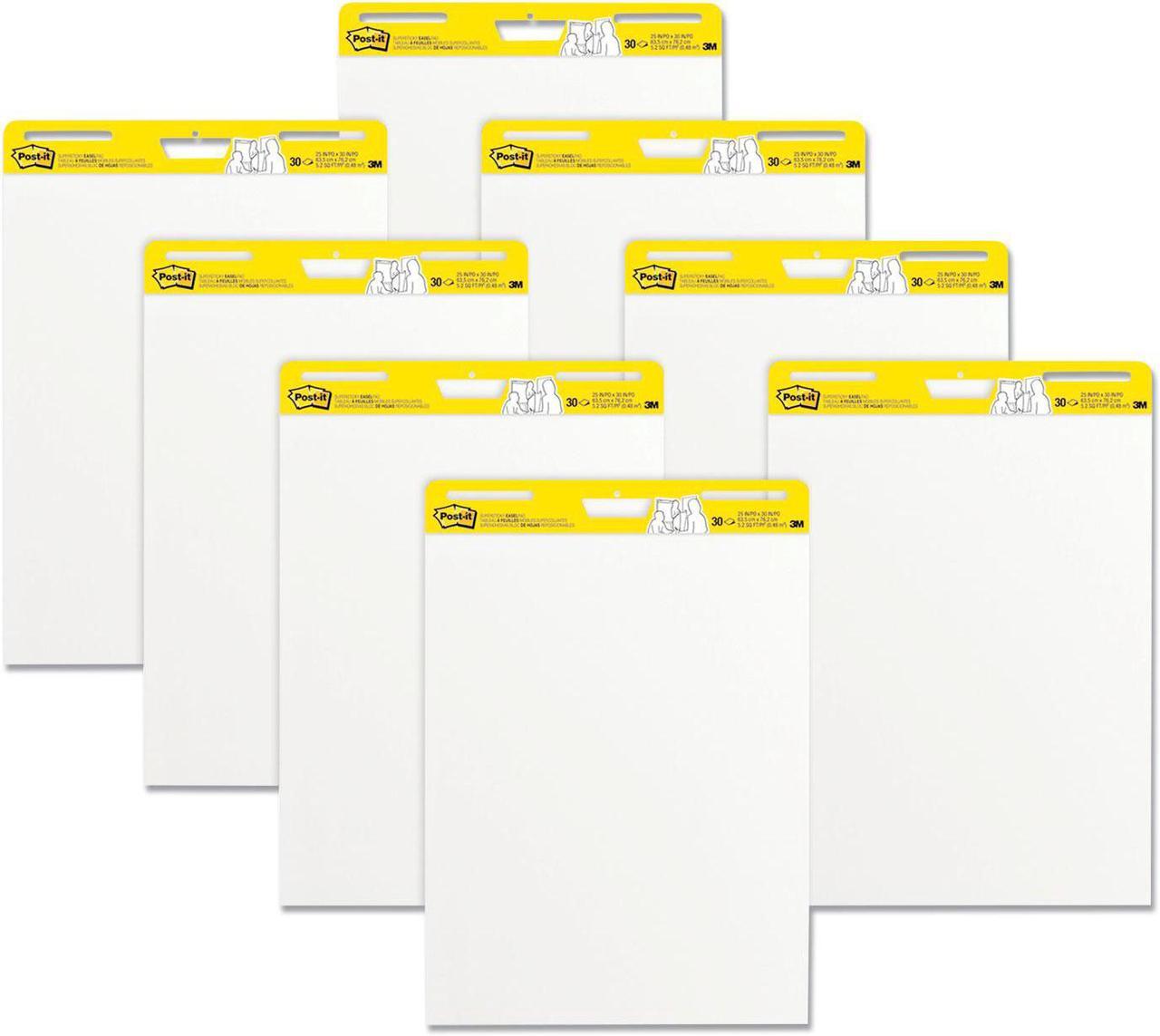 Alt view image 3 of 15 - Post-it Super Sticky Easel Pad 25" x 30" White 8/Pack (559-VAD-8PK) 559VAD8PK