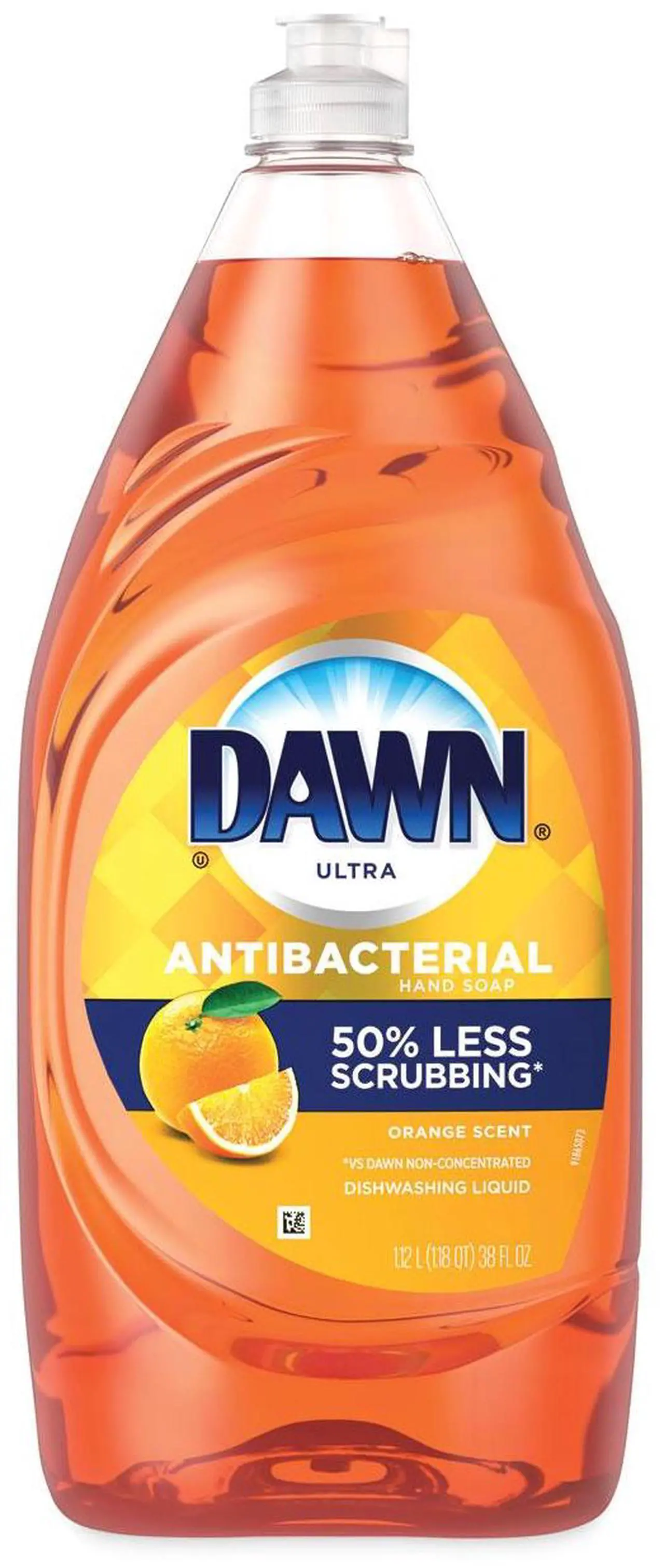 Main image of Dawn Ultra Antibacterial Dishwashing Liquid Orange 38 oz Bottle 8/Carton 01659