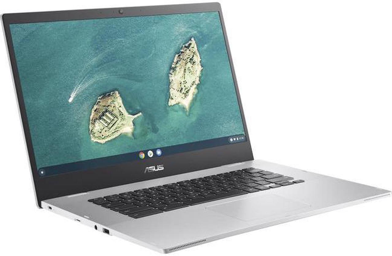 Asus Chromebook CX1500 CX1500CKA-DH44F 15.6" Chromebook - Full HD - 1920 x 1080 - Intel Celeron N4500 Dual-core (2 Core) 1.10 GHz - 4 GB Total RAM - 64 GB Flash Memory - Transparent Silver - Inte