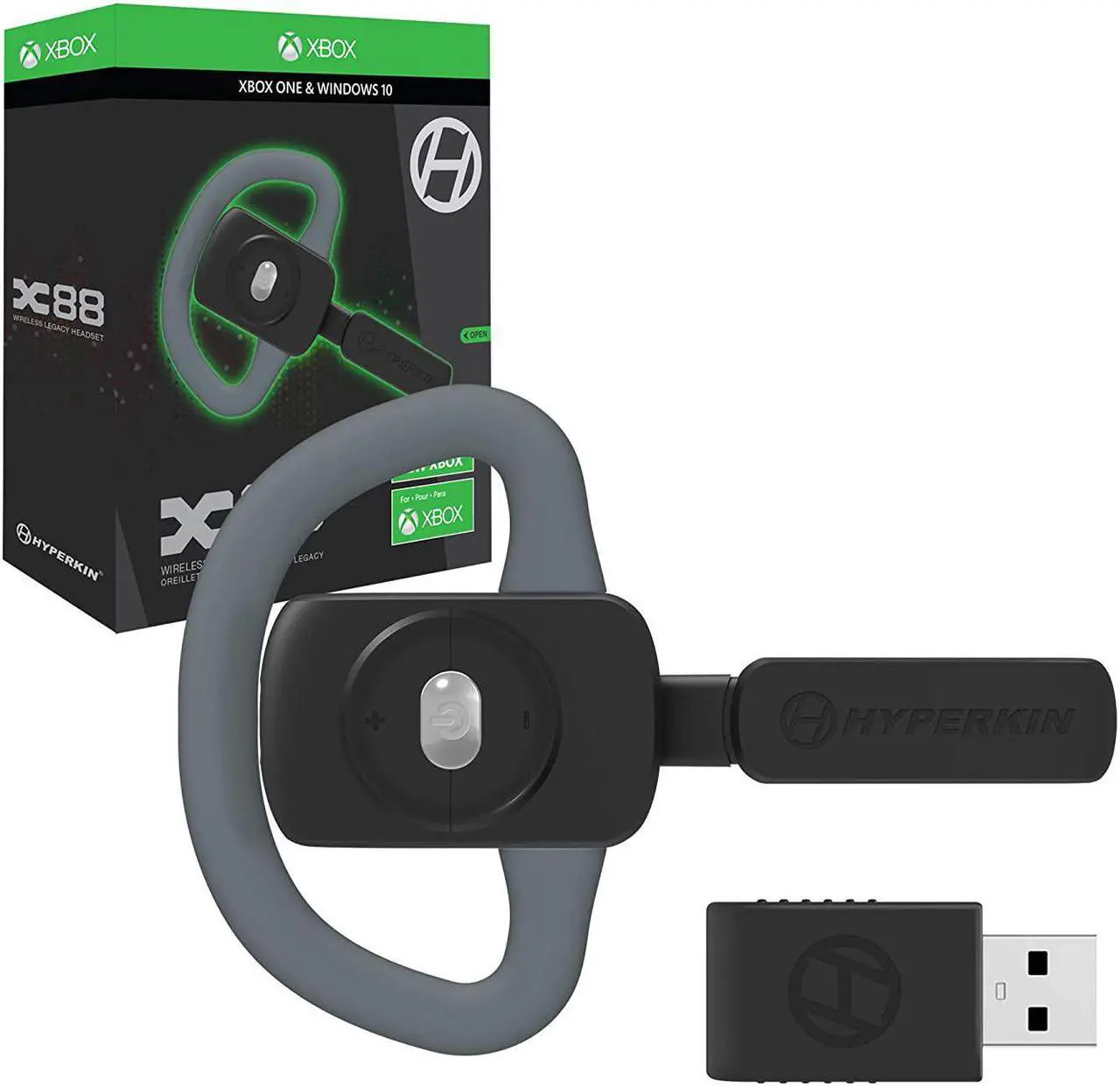 Alt view image 4 of 5 - Hyperkin X88 Wireless Voice Chat Headset for Xbox One/Windows 10