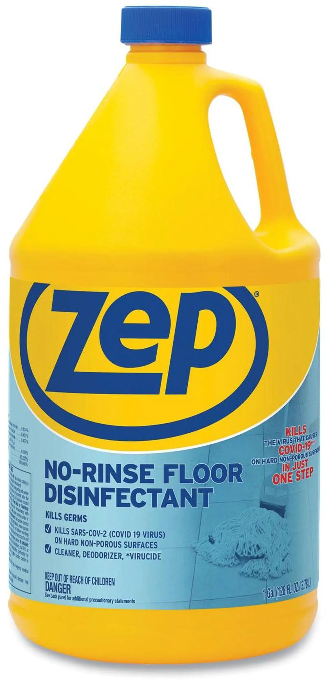 Alt view image 4 of 9 - Zep Commercial No Rinse Floor Disinfectant 4 EA/CT