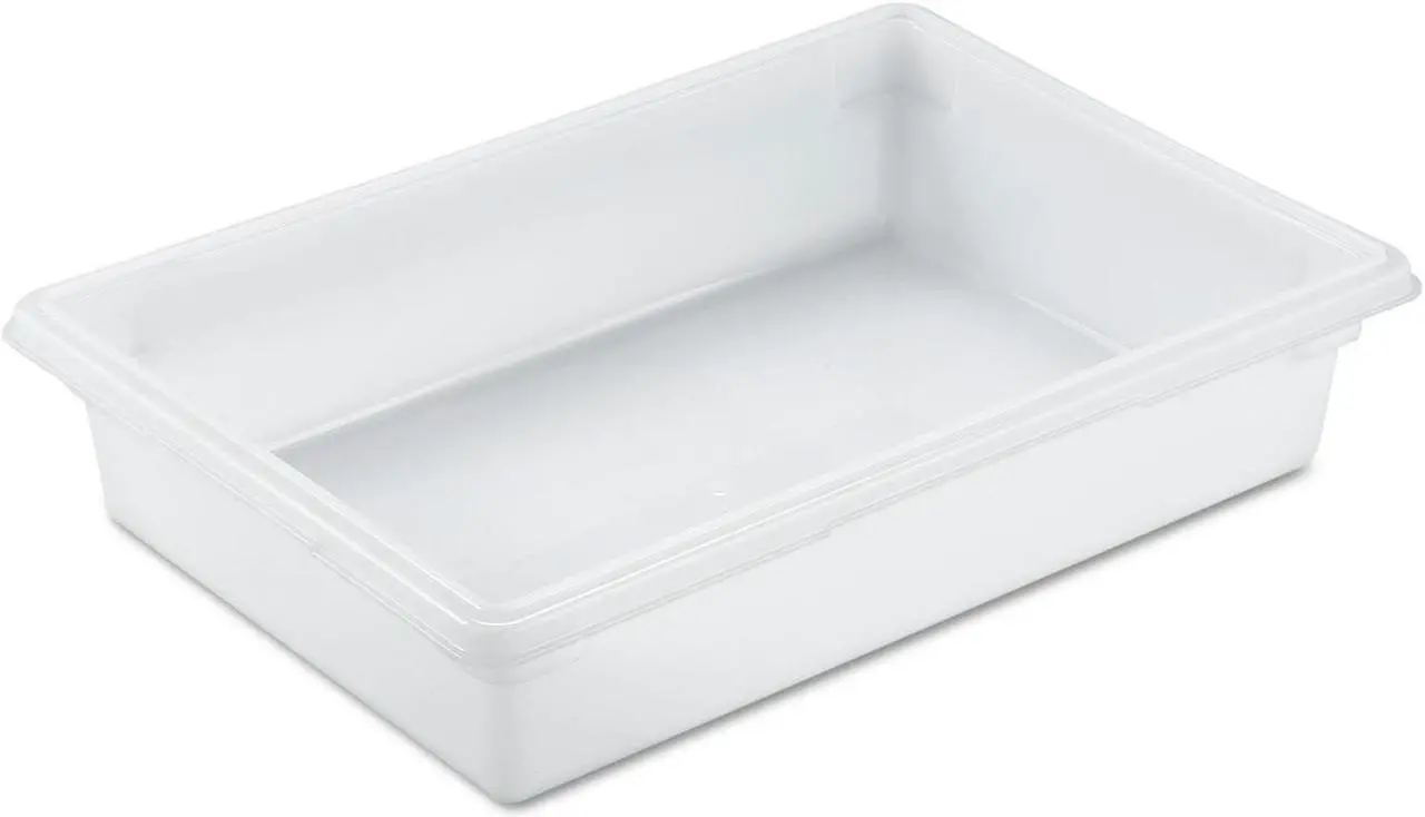 Alt view image 2 of 11 - Rubbermaid Commercial RCP 3508 WHI Food/Tote Boxes, 8.50 gal., White