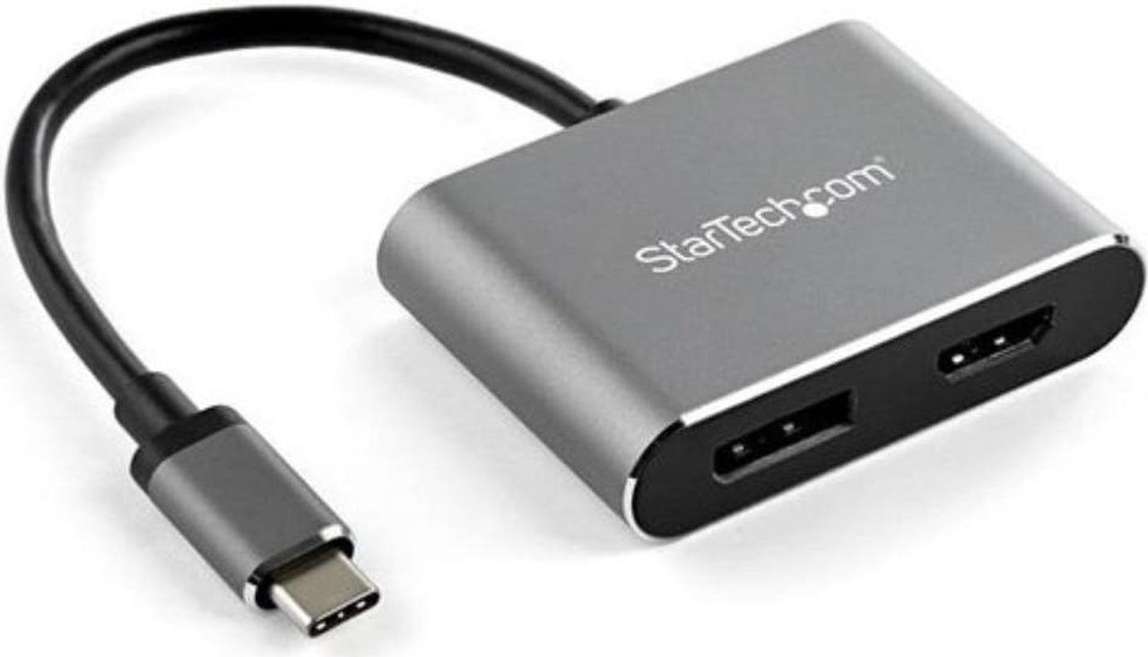 StarTech CDP2DPHD USB-C to HDMI 2.0 or DisplayPort 1.2 Multiport Video Adapter