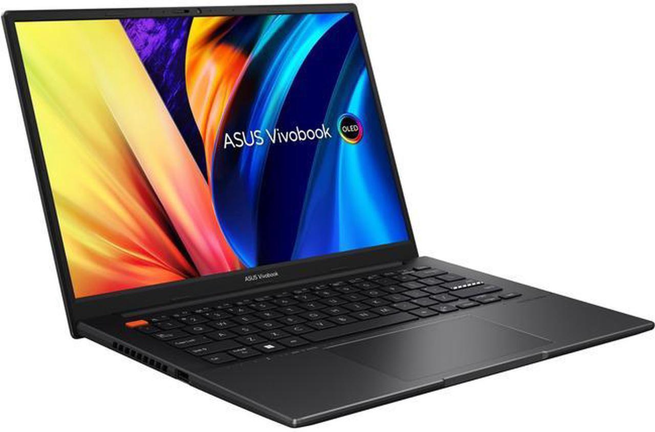 ASUS VivoBook S 14 OLED Slim Laptop, 14" 2.8K 16:10 Display, Intel Evo Platform, Intel Core i7-12700H CPU, 16GB RAM, 512GB SSD, Windows 11 Home, Indie Black, K3402ZA-DB74