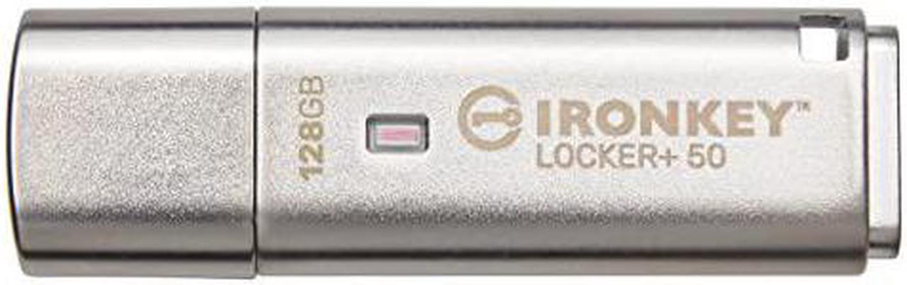 IronKey Locker+ 50 USB Flash Drive IKLP50128GB