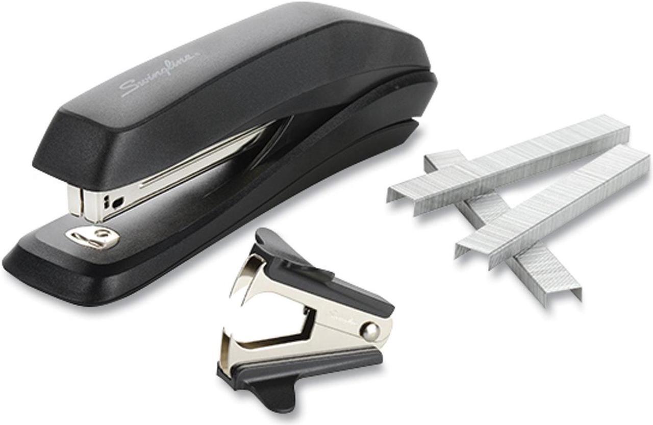 Alt view image 3 of 10 - Acco Standard Stapler w/1250 Staples and Stapler Remover Black 54567