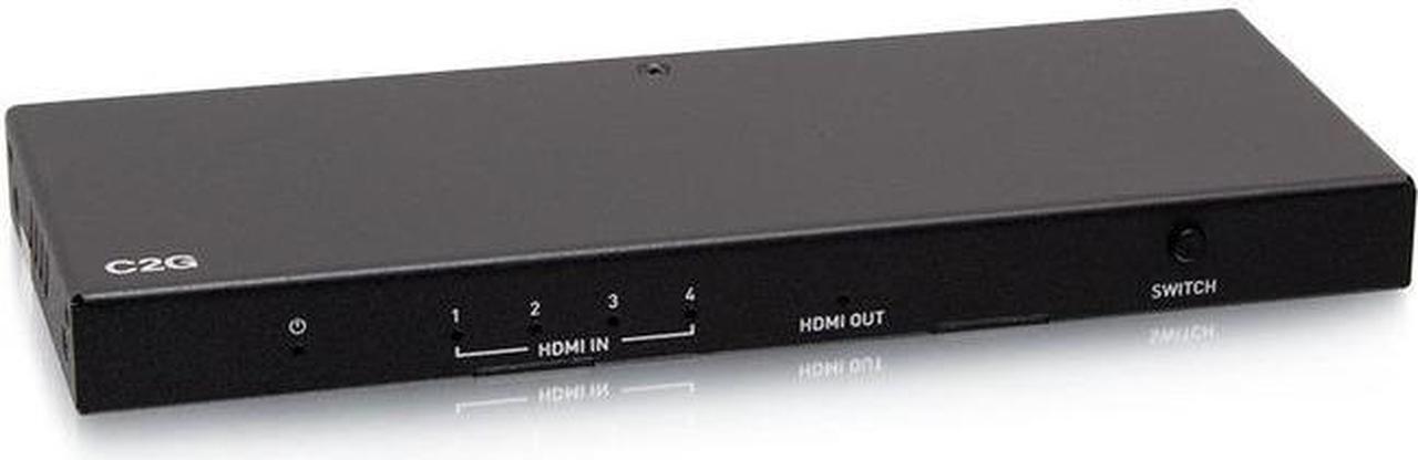 C2G 4-Port HDMI Switch HDMI 2.0 - 4K 60HZ