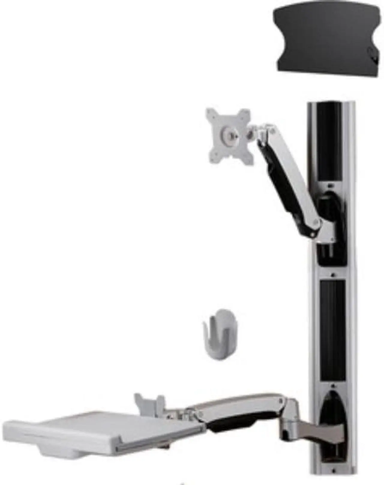 Alt view image 6 of 6 - Amer Networks SIT STAND COMBO WALL MOUNT