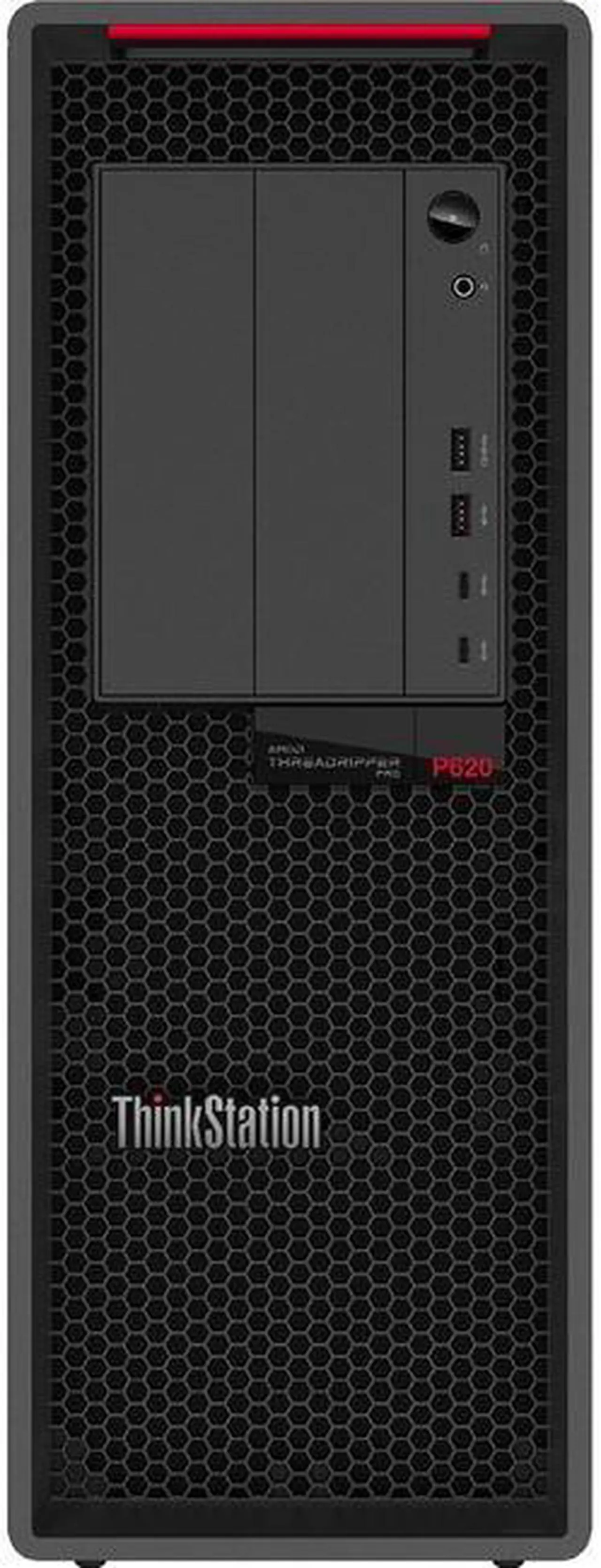 Alt view image 9 of 10 - Lenovo ThinkStation P620 30E000P9US Workstation - 1 x AMD Ryzen Threadripper PRO Tetracosa-core (24 Core) 5965WX 3.80 GHz - 64 GB DDR4 SDRAM RAM - 2 TB SSD - Tower - AMD WRX80 Chip - Windows 11 Pro 64