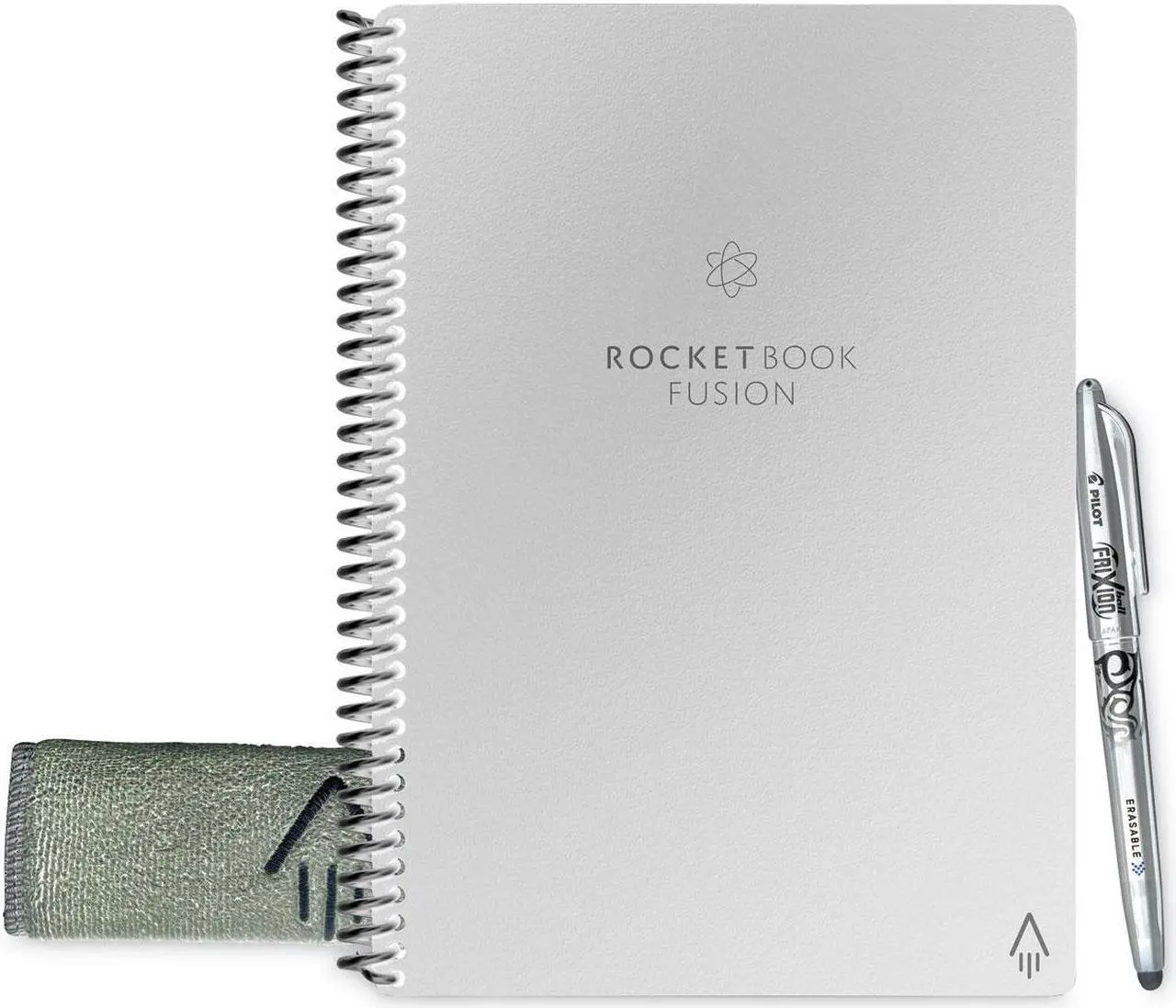 Main image of Rocketbook Fusion Smart Notebook Black Cover 8.8 x 6 21 Sheets EVRFERCAFR