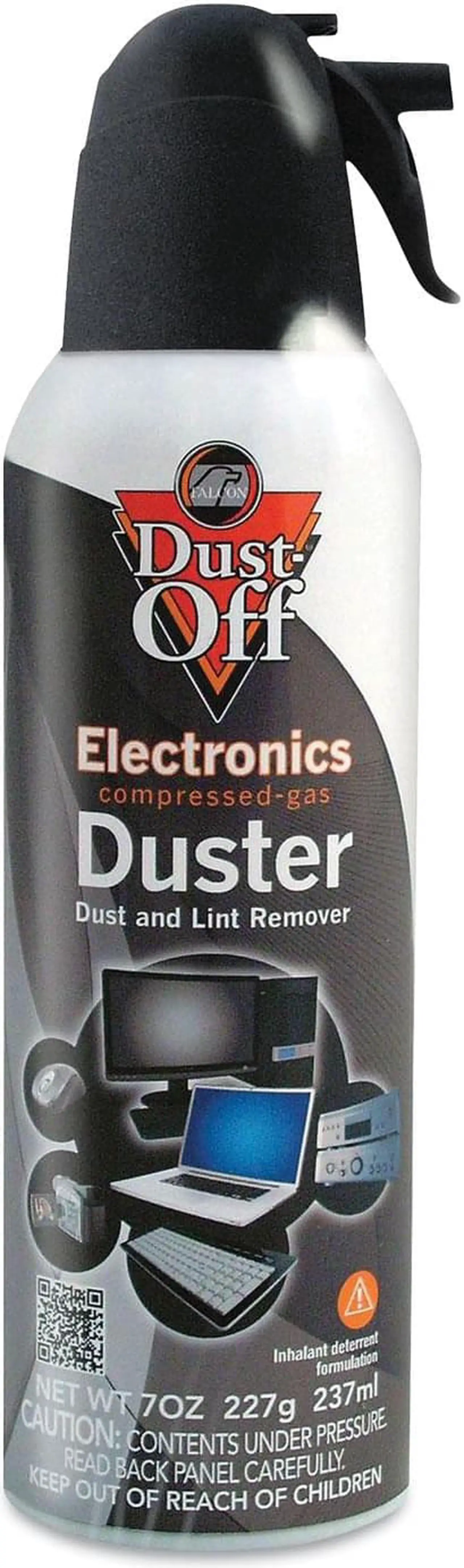 Alt view image 4 of 9 - Falcon DPSM Dust-Off Electronics Dust Remover Moisture-free, Ozone-safe - 1 Each - Black, White