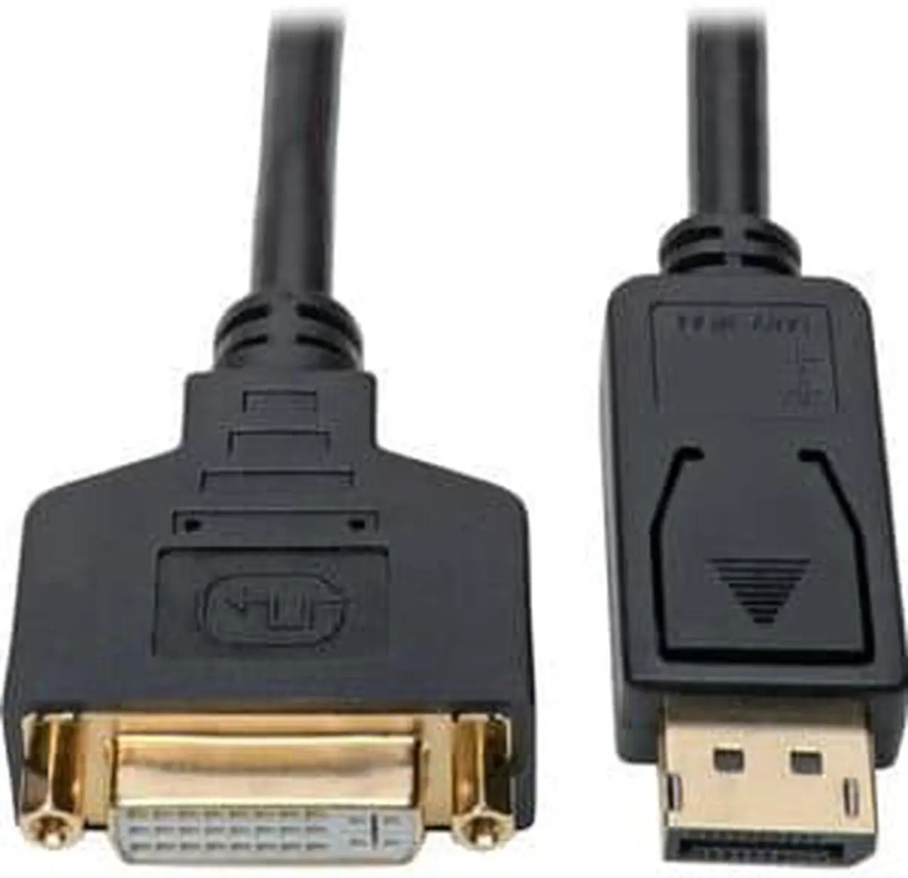 Alt view image 11 of 17 - Tripp Lite Displayport To Dvi Adapter Converter Cable M/F 1080P Black 1Ft