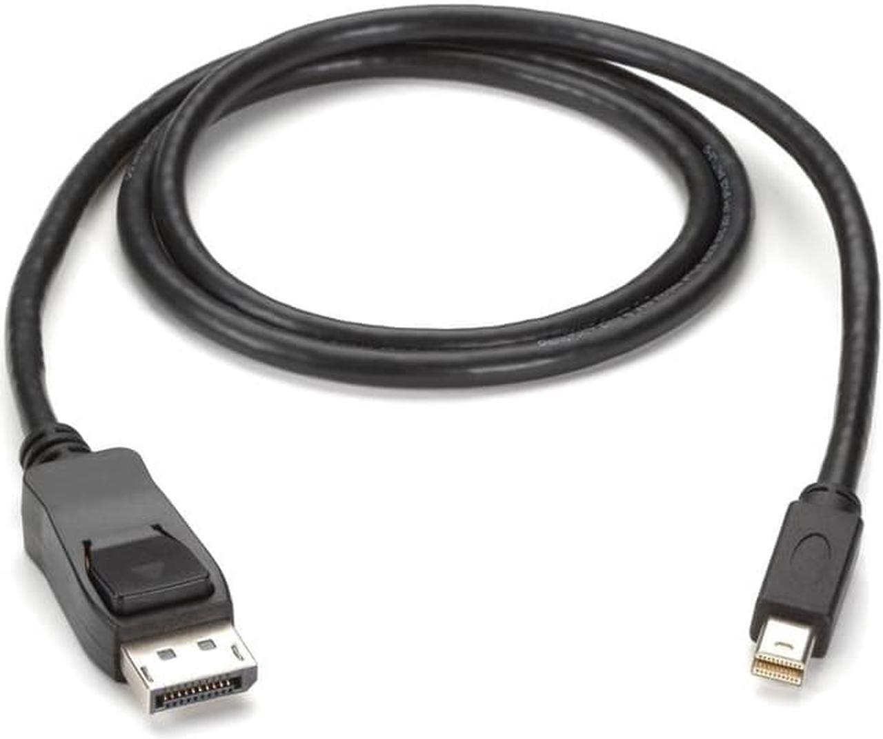 Alt view image 4 of 4 - Black Box - DisplayPort cable - Mini DisplayPort male to DisplayPort male - 15 ft black