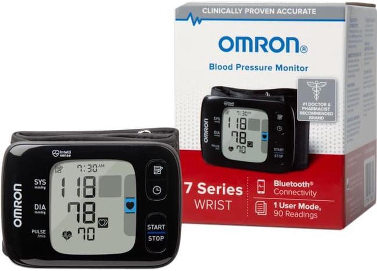 Alt view image 13 of 13 - Omron 7 Series Wireless Wrist Home Blood Pressure Monitor BP6350