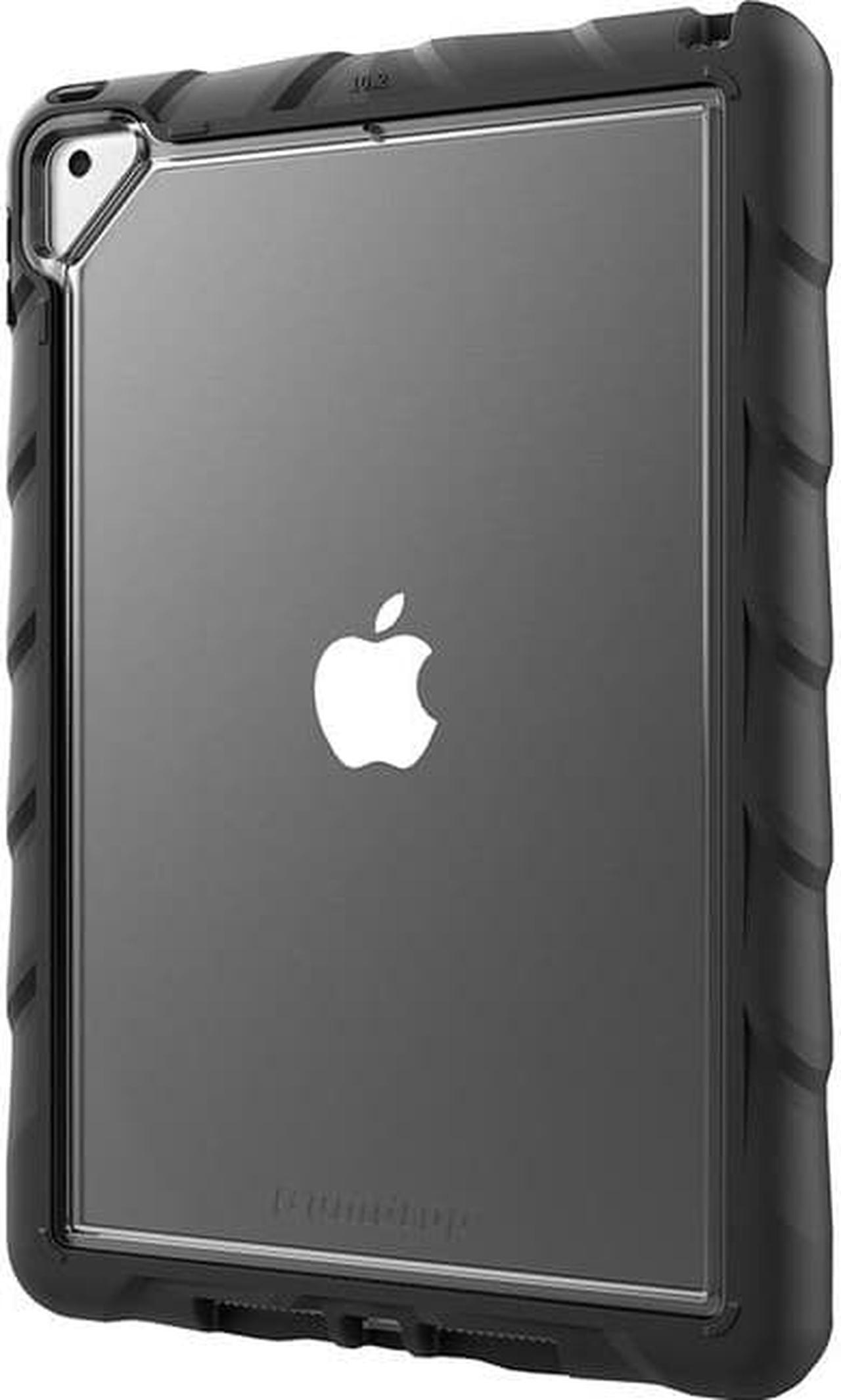 Alt view image 9 of 17 - Gumdrop DropTech Clear for iPad 10.2 Case - For Apple iPad (7th Generation) Tablet - Apple Logo - Clear, Black - Scratch Resistant, Impact Resistant, Drop Resistant, Shock Absorbing, Smudge Resistant,