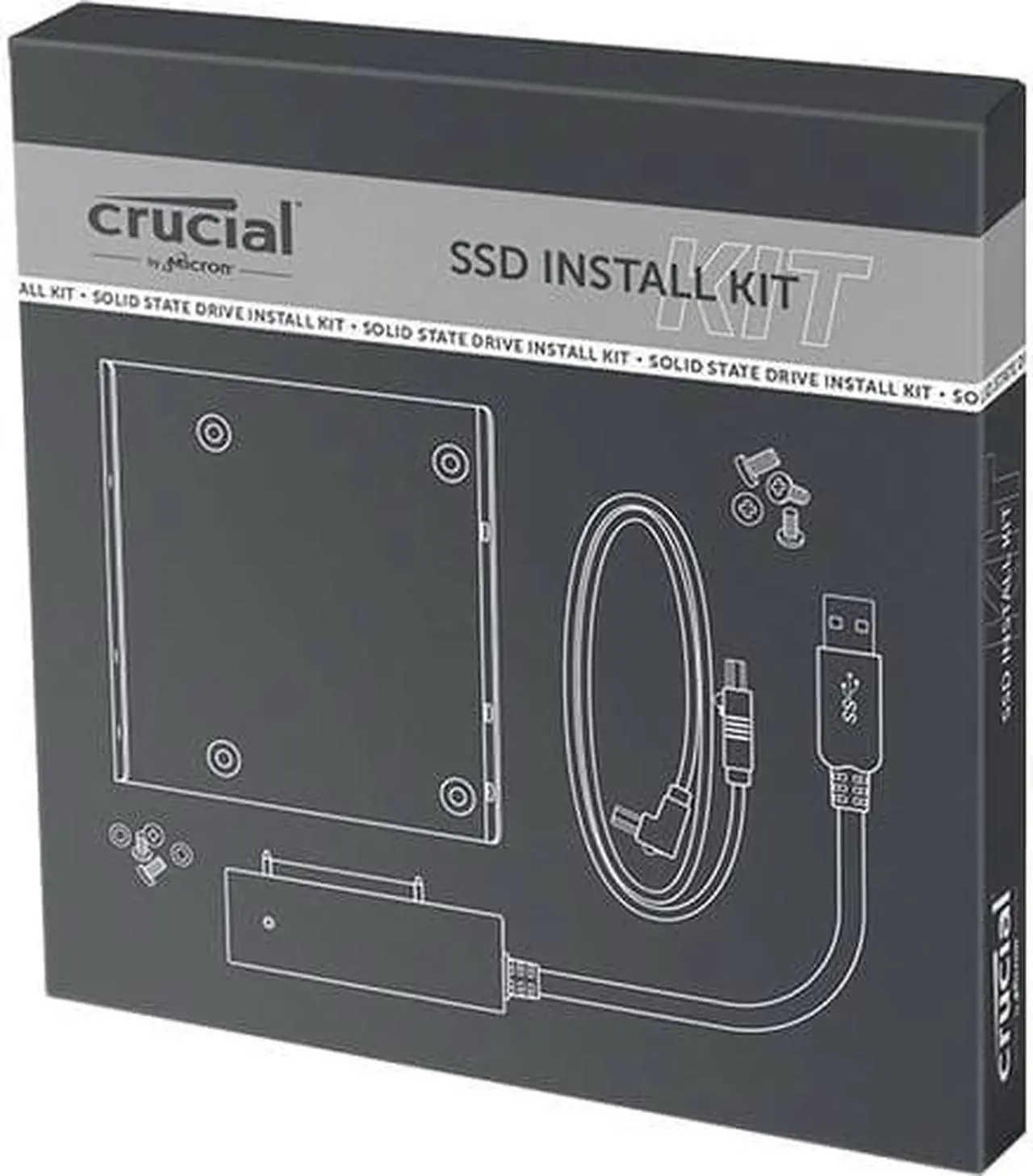 Alt view image 16 of 18 - Desktop Install Kit  2.5" Ssd
