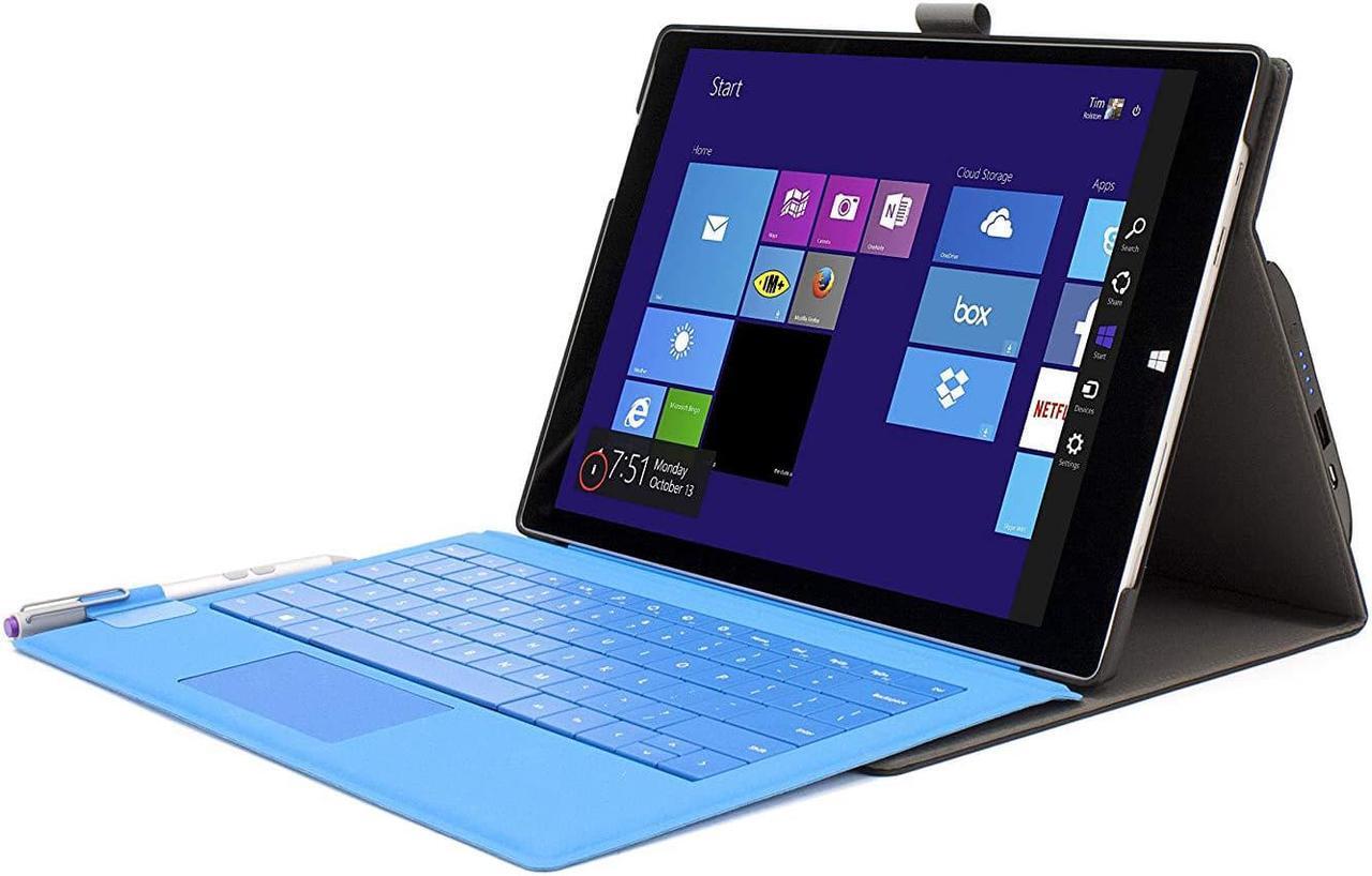 Alt view image 3 of 5 - M-Edge Sneak Power Carrying Case (Flip) for Tablet PC - Black