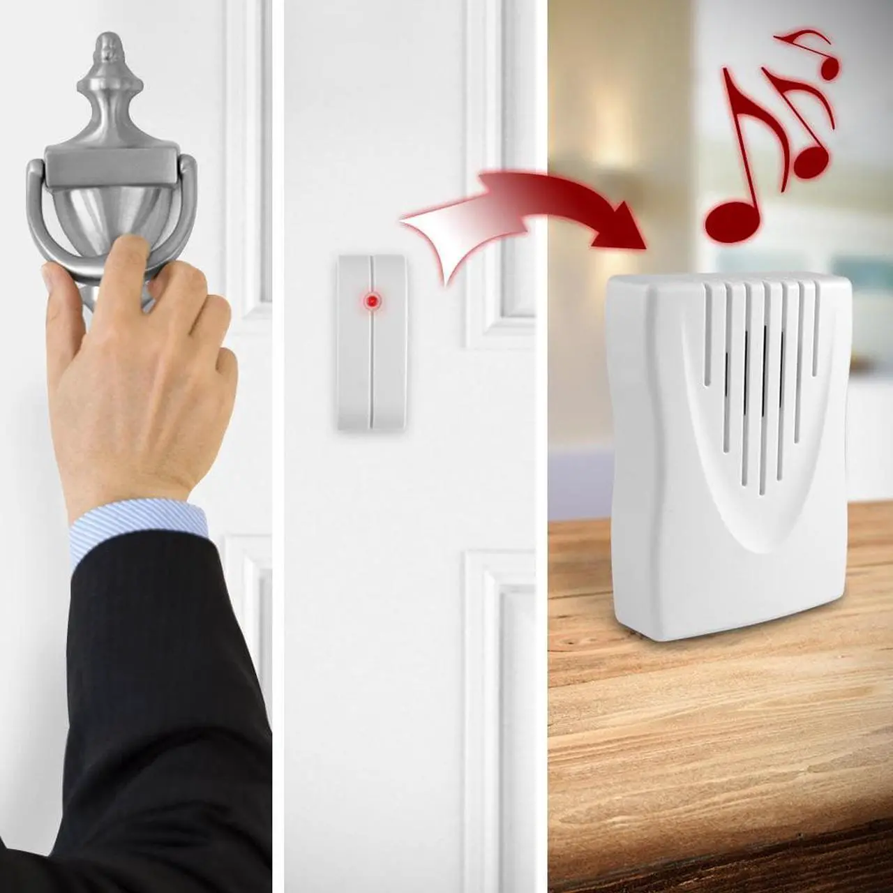 Alt view image 6 of 6 - 30092 SAFETY TECHNOLOGY INC. KNOCK KNOCK DOOR CHIME