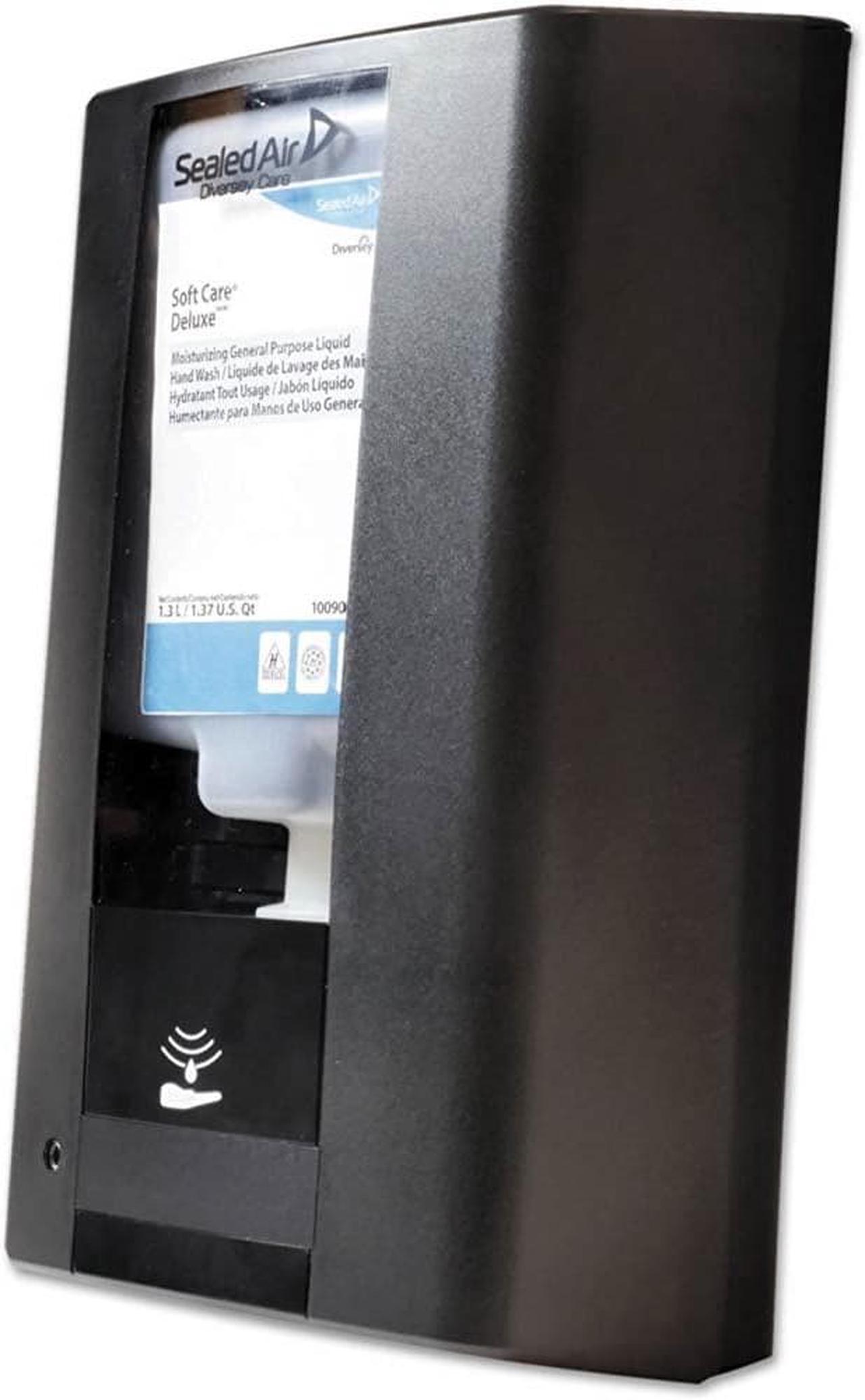 Main image of Diversey IntelliCare Hybrid Dispenser for Soap/Sanitizer, 1200 mL/1300 mL, 13.38" x 13.39" x 12.24", Black