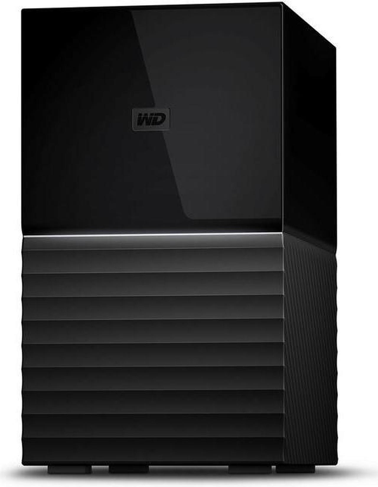 WD 28TB My Book Duo Desktop RAID External Hard Drive 256-Bit AES Encryption - USB 3.2 Gen1 (WDBFBE0280JBK-NESN)