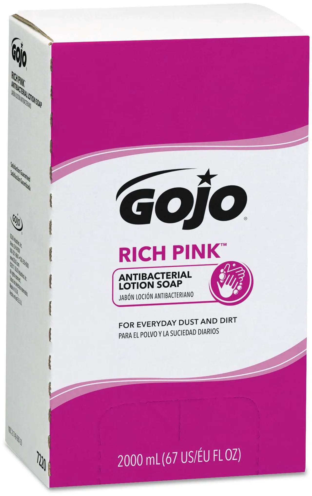Alt view image 13 of 17 - Gojo Industries, Inc Lotion Soap Antibacterial 2000mL Citrus Scent Pink 722004