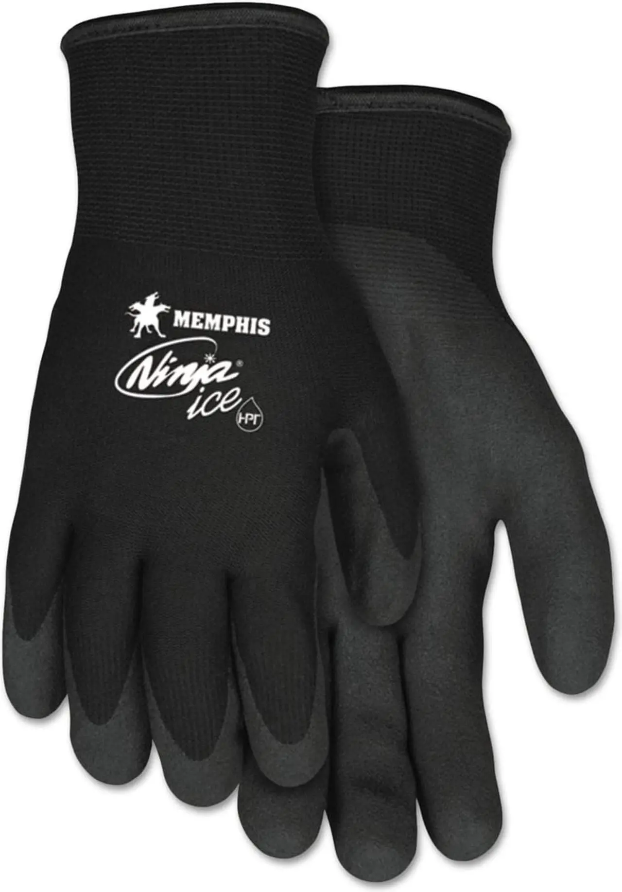 Alt view image 2 of 5 - MCR Safety N9690M Memphis Ninja Ice 15-Gauge Safety Gloves, Black (Medium)