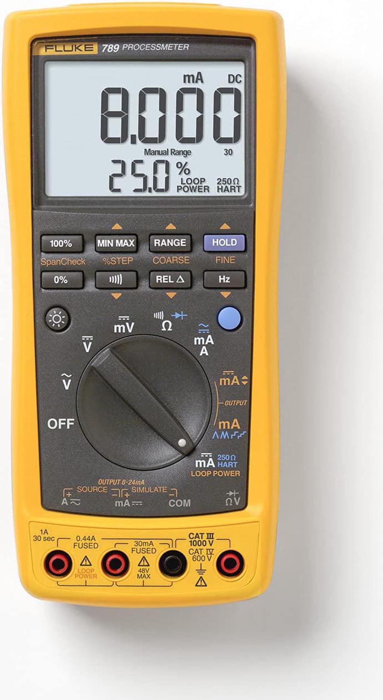 Alt view image 6 of 11 - Fluke 789 VIP Kit - Multifunction Calibrator - Type: Hand Held, Measure Voltage: Yes, Simulate Loop Voltage: No