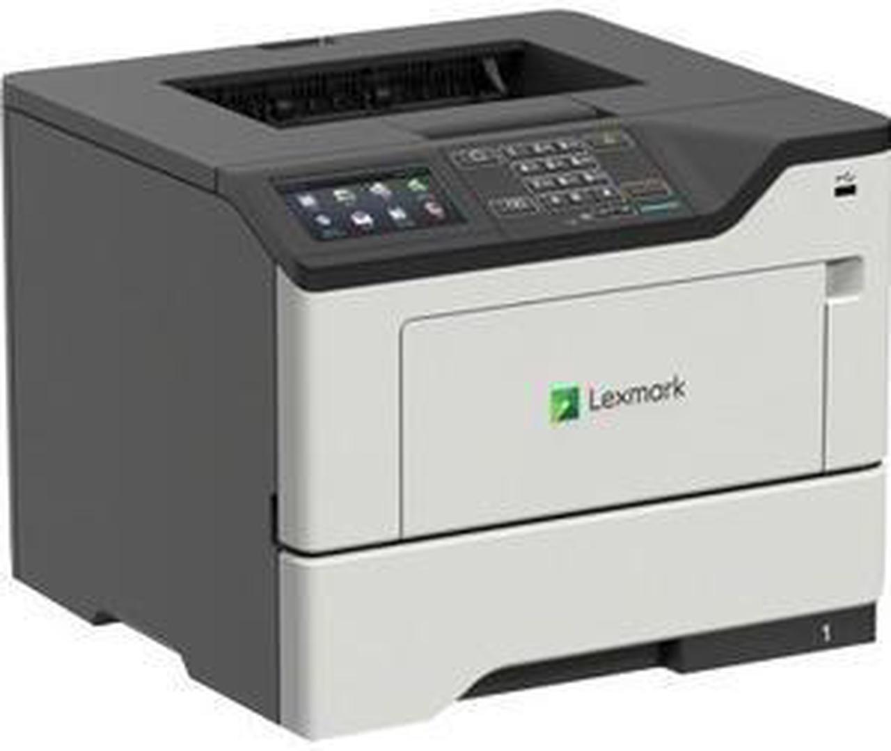 Alt view image 3 of 10 - Lexmark MS620 MS622de Laser Printer - Monochrome - 1200 x 1200 dpi Print - Plain Paper Print - Desktop - TAA Compliant
