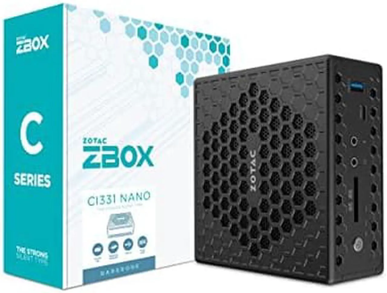 Alt view image 7 of 12 - ZOTAC ZBOX CI331 nano Fanless Silent Mini PC Intel N5100, Intel UHD Graphics, HDMI, VGA, DisplayPort , No Memory/Storage/OS Barebones System, ZBOX-CI331NANO-U