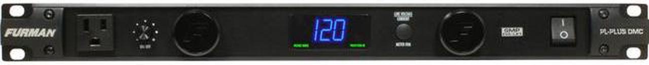 Alt view image 13 of 14 - Furman PL-Plus DMC 15-Amp Power Conditioner w/ Voltmeter & Ammeter