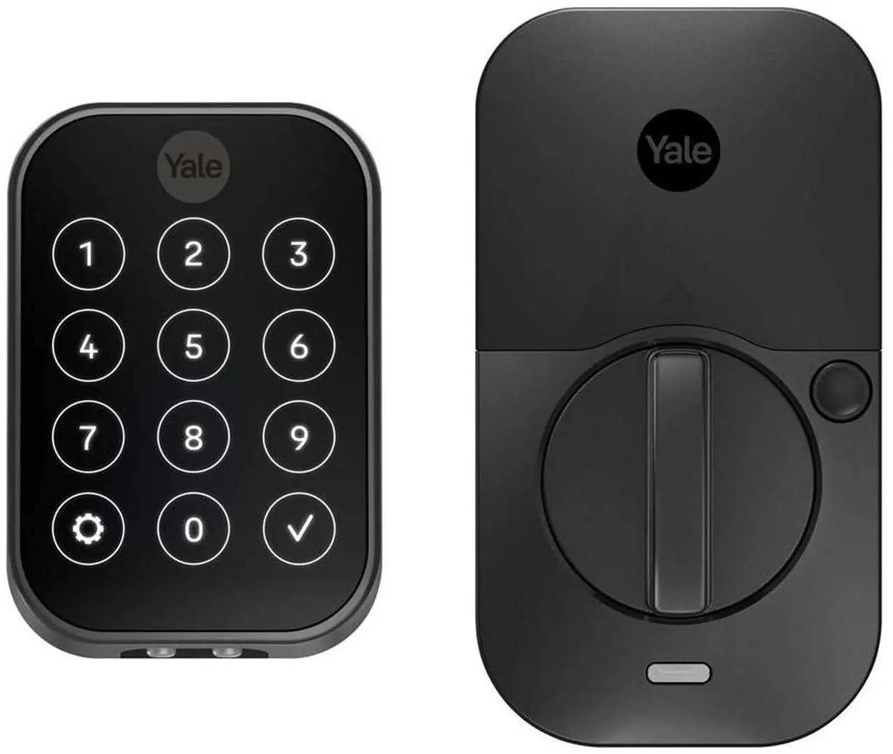 Alt view image 6 of 6 - Yale Assure Lock 2 Key-Free Touchscreen with Wi-Fi in Black Suede
