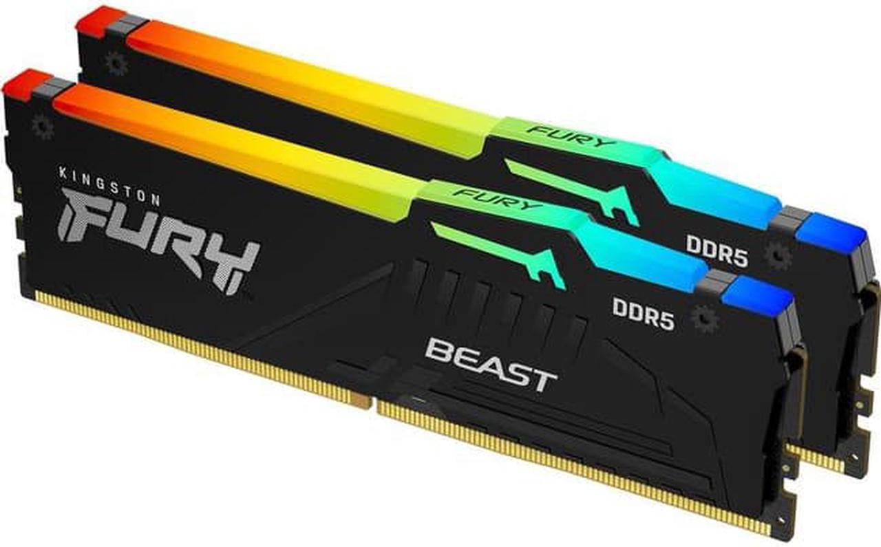 Kingston Technology FURY Beast RGB memoria 16 GB 2 x 8 GB DDR5 6000 MHz - OEM