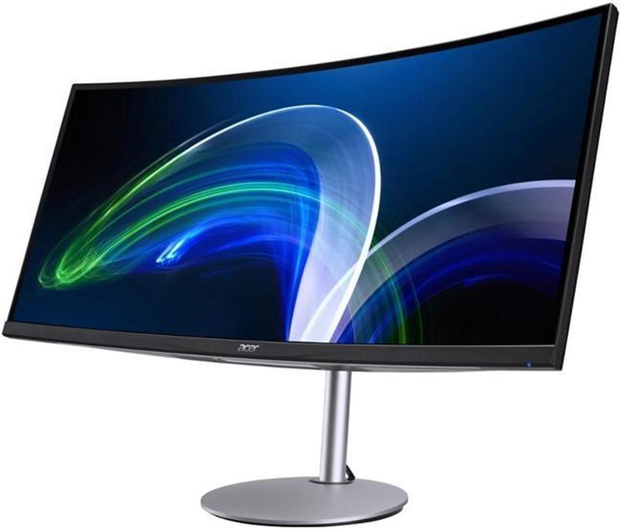 Acer 37.5" 60 Hz IPS IPS Monitor 1 ms VRB 3840 x 1600 HDMI, DisplayPort, USB, Audio Curved CB2 CB382CUR bmiiphuzx