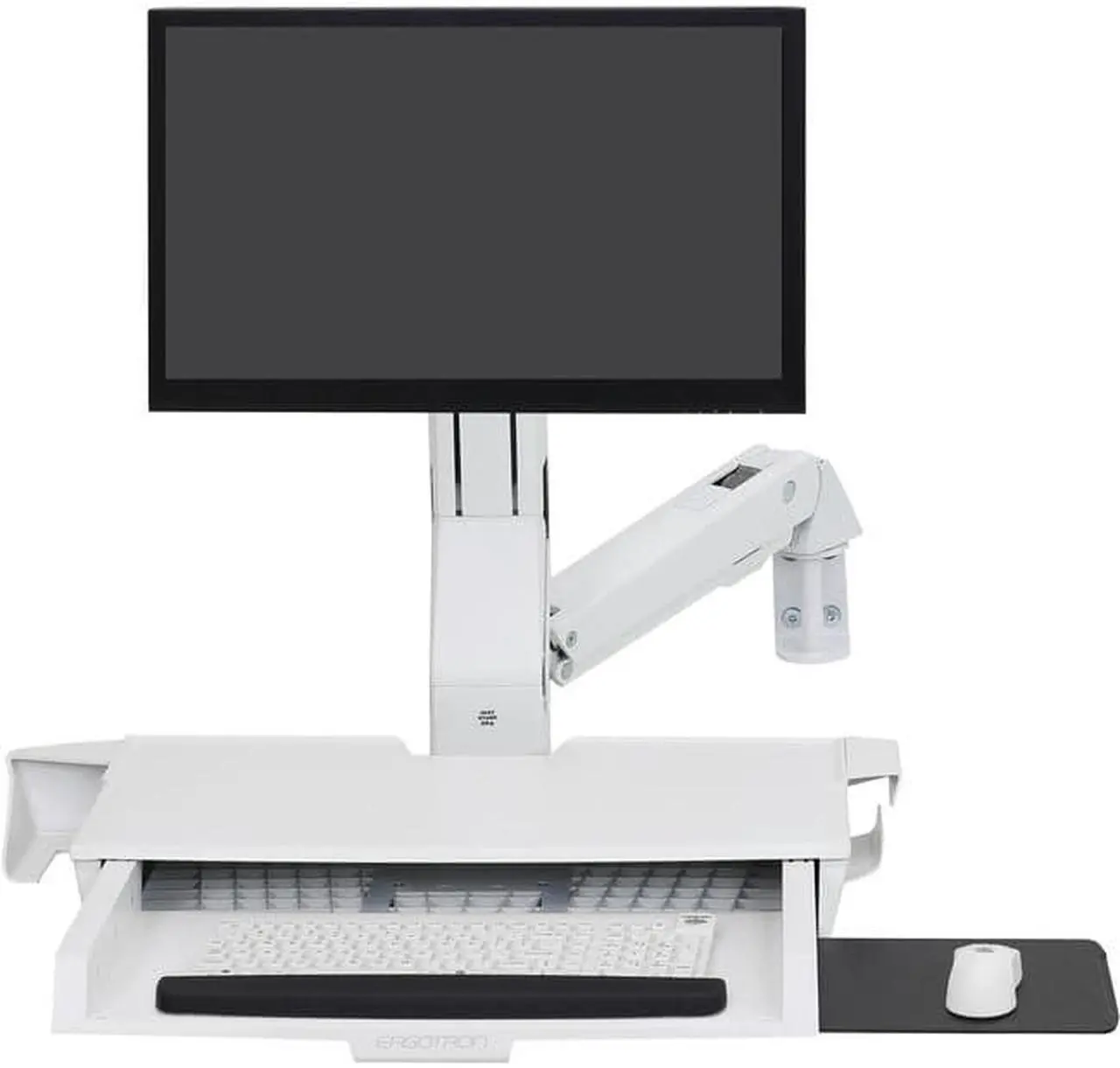 Main image of Ergotron StyleView Wall Mount for Monitor Bar Code Scanner Keyboard Wrist Rest Mouse White 45583216