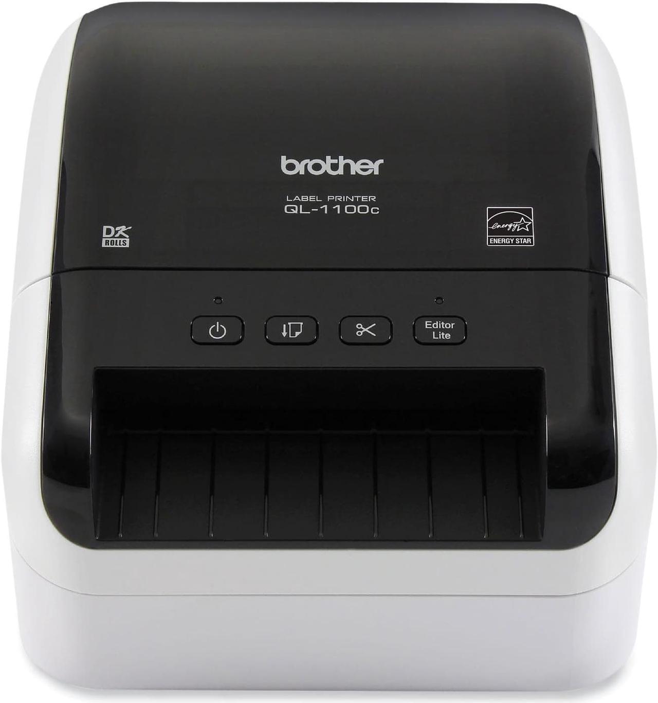 Brother QL-1100C Desktop Direct Thermal Printer Monochrome Label Print USB