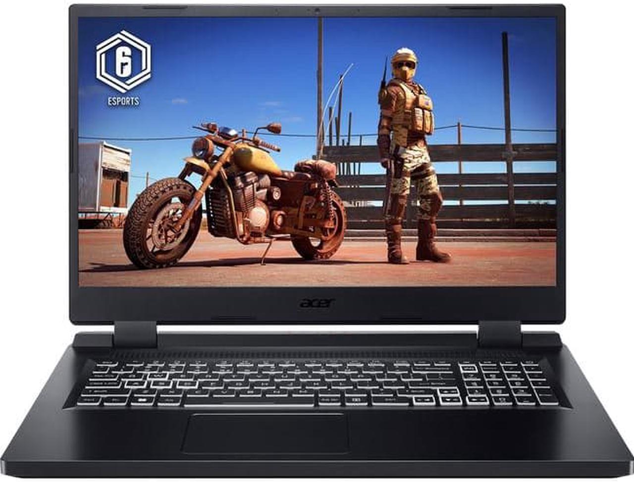 Alt view image 7 of 9 - Acer Nitro 5 - 17.3'' GeForce RTX 3050 Laptop GPU - Intel Core i5-12450H  - 8GB Memory - 512 GB PCIe SSD - Windows 11 Home 64-bit - Gaming Laptop - 144 Hz IPS (AN517-55-58G4 )