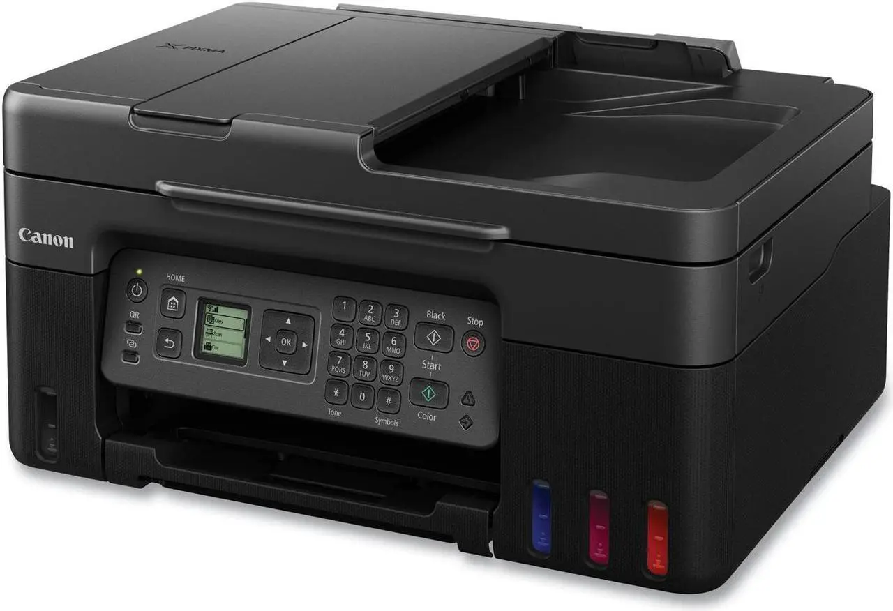 Alt view image 9 of 20 - Canon PIXMA G4270 Wireless MegaTank All-In-One Color Inkjet Printer, Black