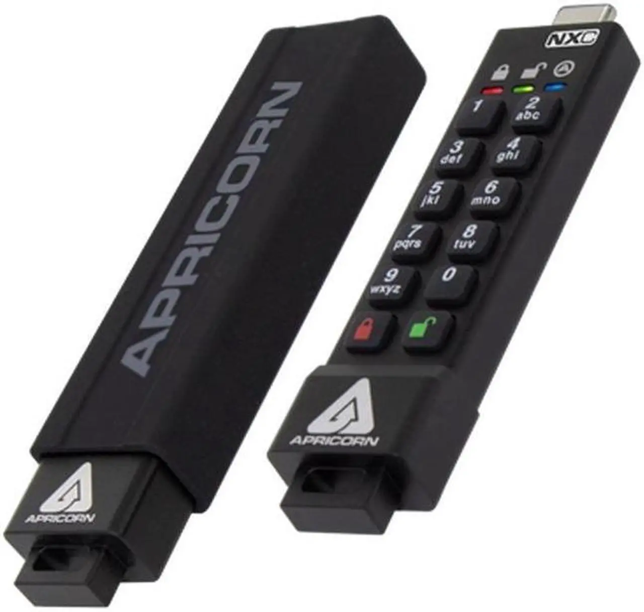 Alt view image 13 of 20 - apricorn 128gb aegis secure key 3 nxc 256-bit hardware-encrypted usb 3.2 type c flash drive, fips 140-3 level 3 validation pending (ask3-nxc-128gb)