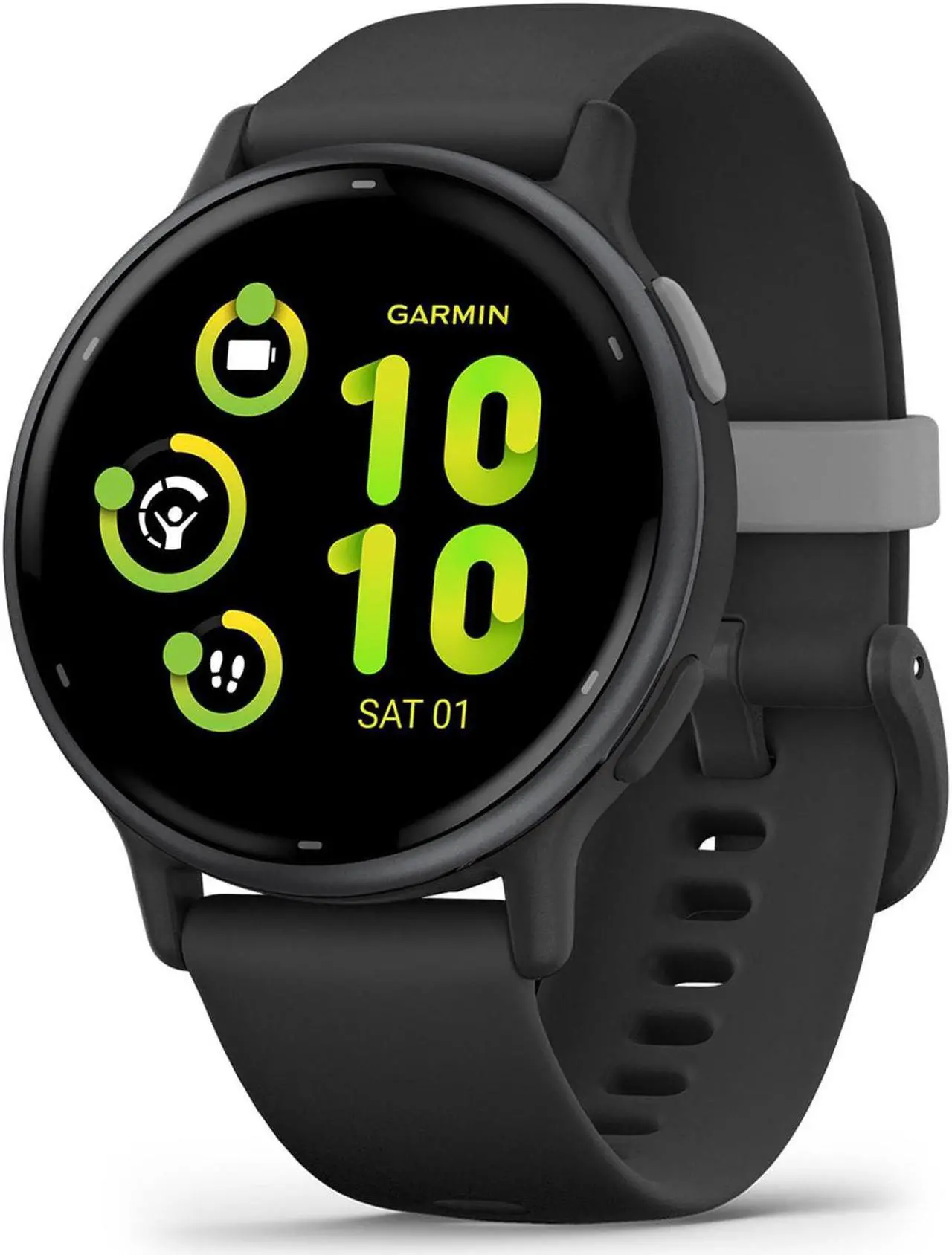 Alt view image 11 of 20 - Garmin vivoactive 5 SPORTS & FITNESS Slate Aluminum Bezel with Black Case and Silicone Band Smartwatch 010-02862-10 - Slate