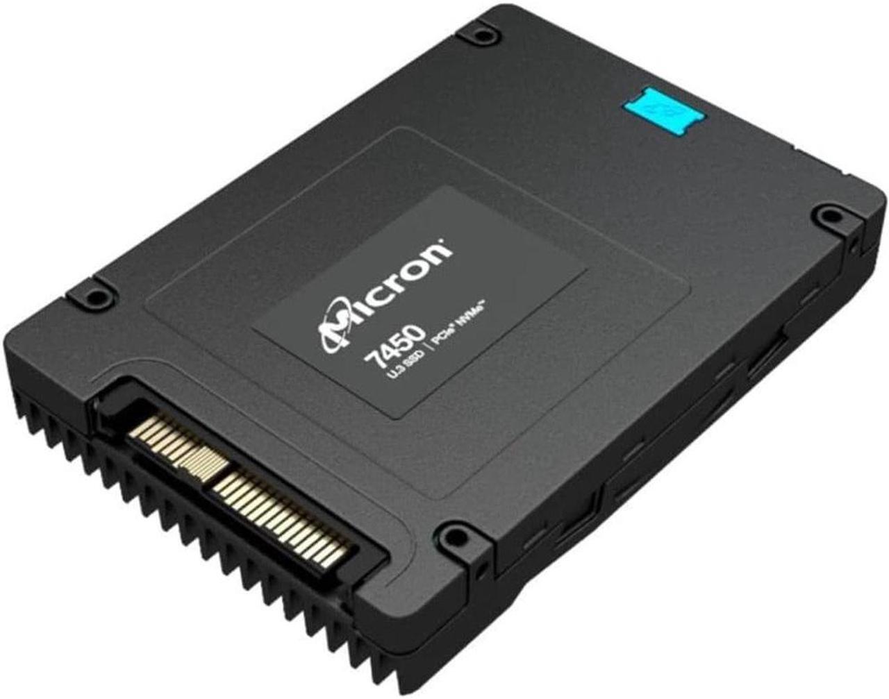 Alt view image 3 of 3 - Micron PRO 7450 PRO 15.36 TB Solid State Drive - 2.5" Internal - U.3 (PCI Express NVMe 4.0 x4) - Read Intensive - Server, Storage System Device Supported - 1 DWPD - 28000 TB TBW - MTFDKCC15T3TFR1BC1ZA